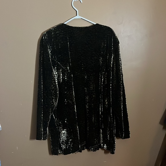 Plus size tunic blouse shimmering soft - Picture 4 of 5